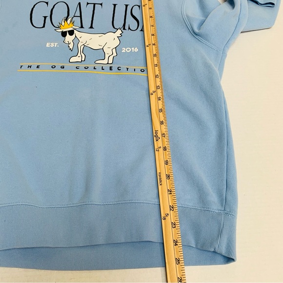 GOAT USA blue graphic sweatshirt unisex size small - Picture 9 of 9